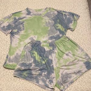 Tie-dye pj set